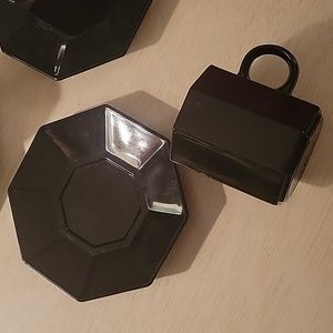 Arcoroc France Octime Demitasse Cups and Saucers